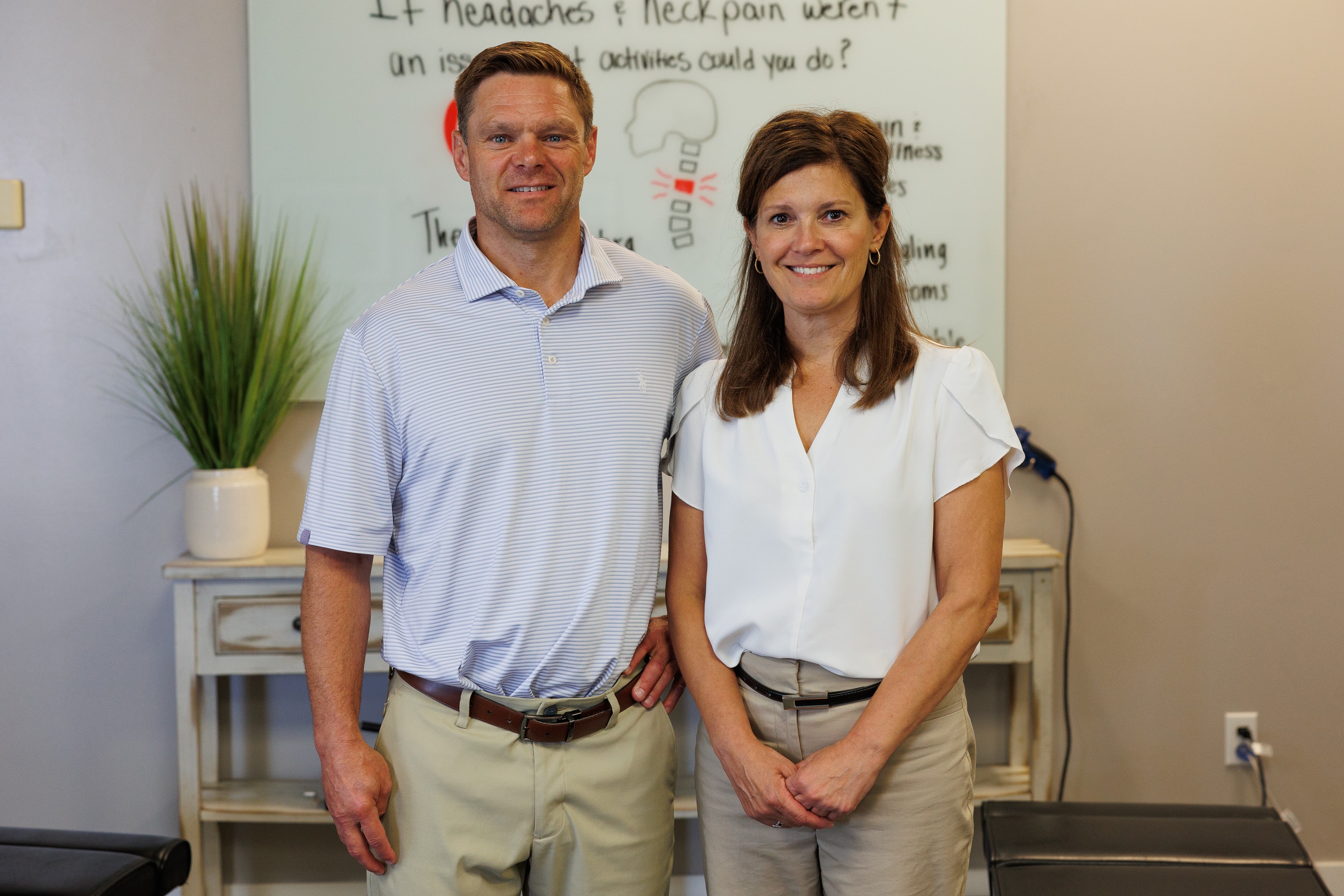 Dr. Green and Dr. Johnson, chiropractors at Omaha Headache Clinic